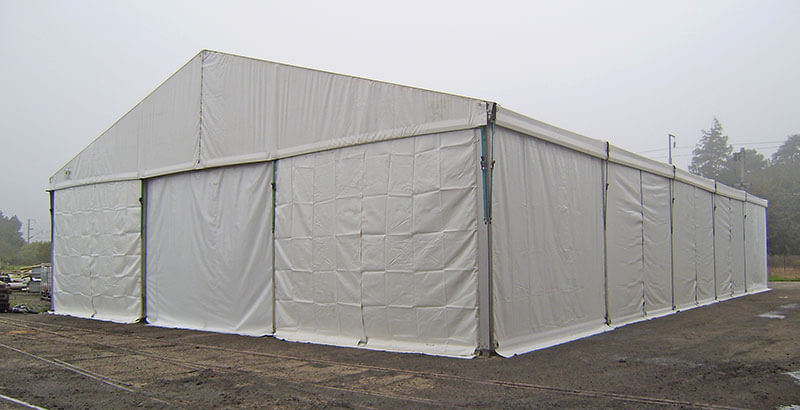 Tente de stockage - Surface de 200 à 500m2 - Lesage Stockage